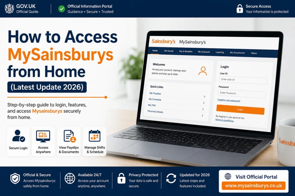 How to Access MySainsburys Step By Step Process