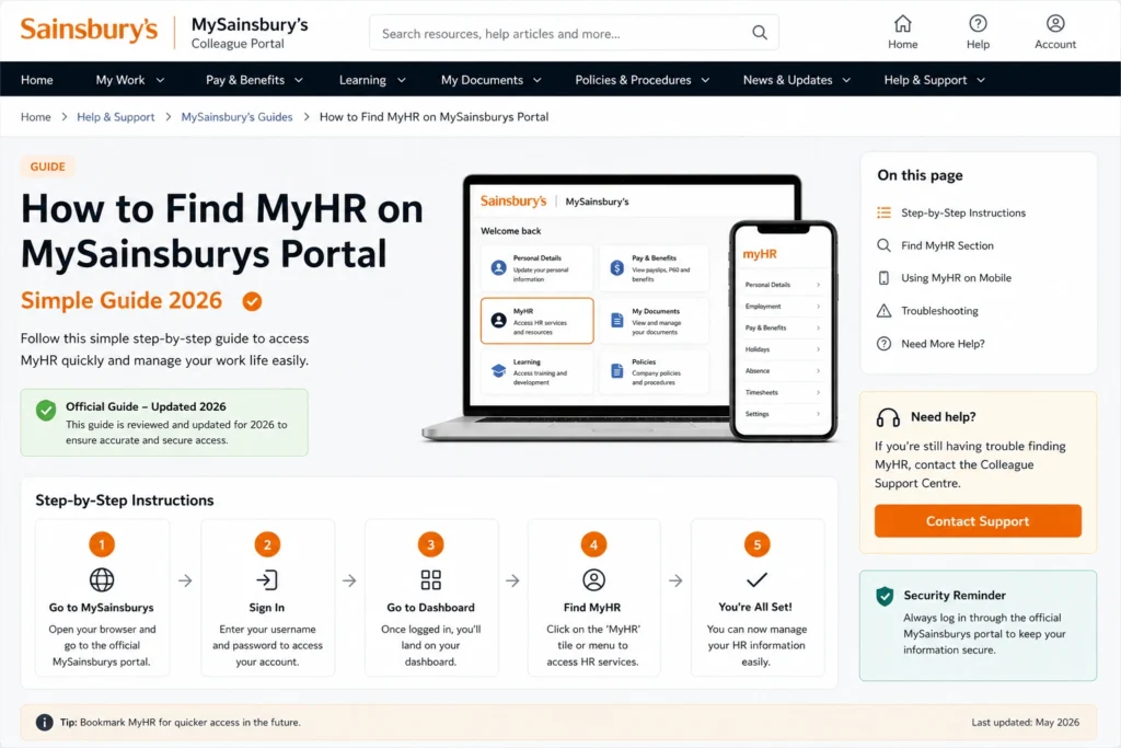 Why you cannot see MyHR
