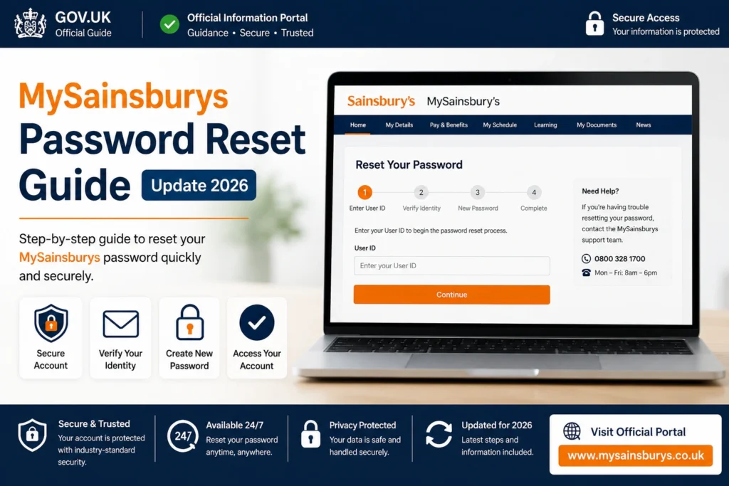 Step‑by‑Step Password Reset Processs