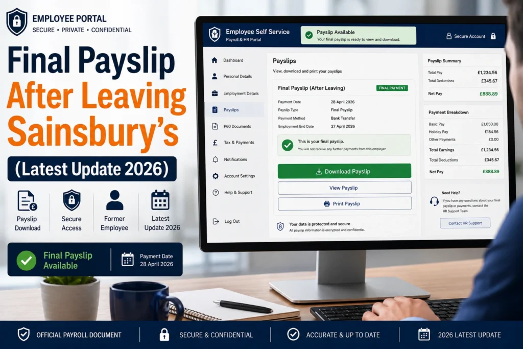 How to access your final payslip after leaving